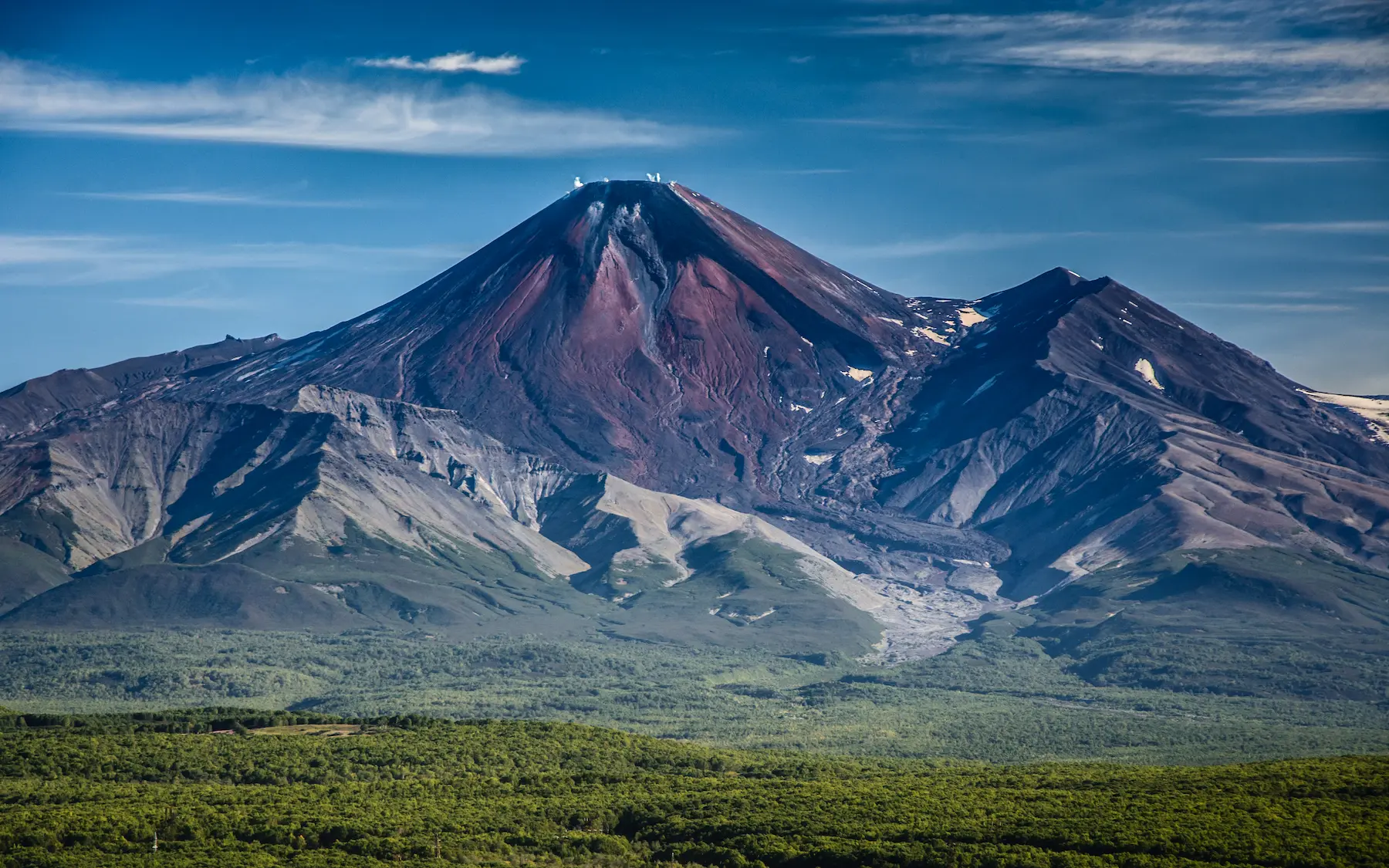 Volcán Avachinsky rusia