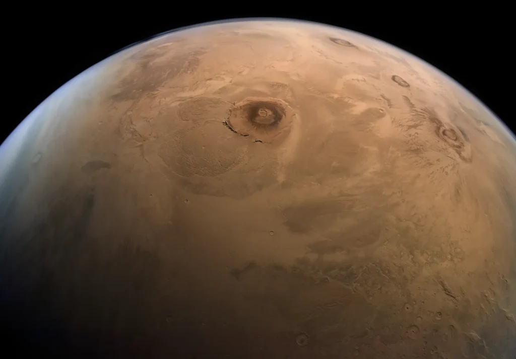 olympus mons el volcán más grande del sistema solar