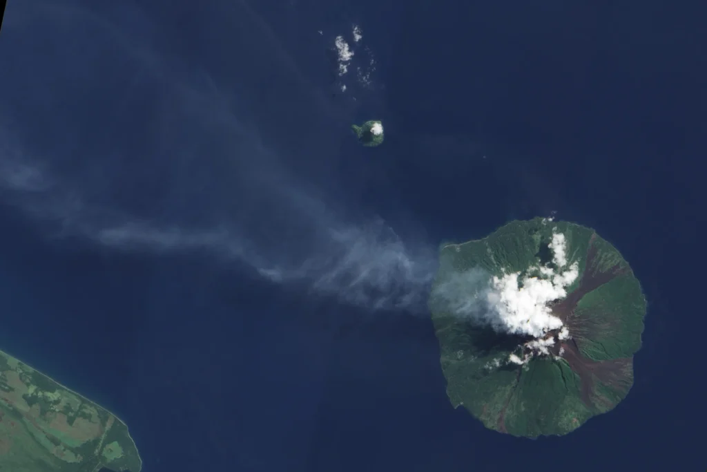 volcán manam papúa nueva guinea